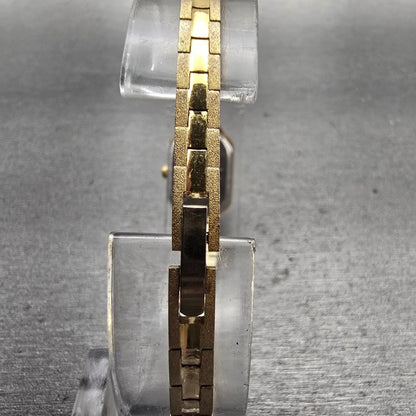 Citizen CQ Watch Women 13mm Champagne Dial Gold Tone 5421-S21389 New Battery VTG7
