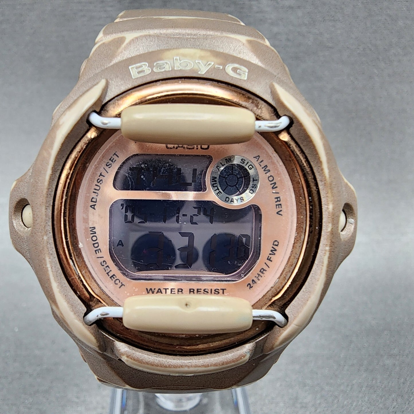 Casio BabyG Watch Women Pink Digital Alarm Chronograph BG169G New Battery1