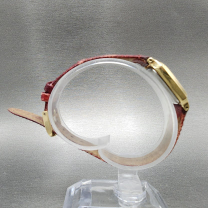 Citizen Junction Tank Watch Women 21mm Cream Dial Gold Tone Rectangle New Batt