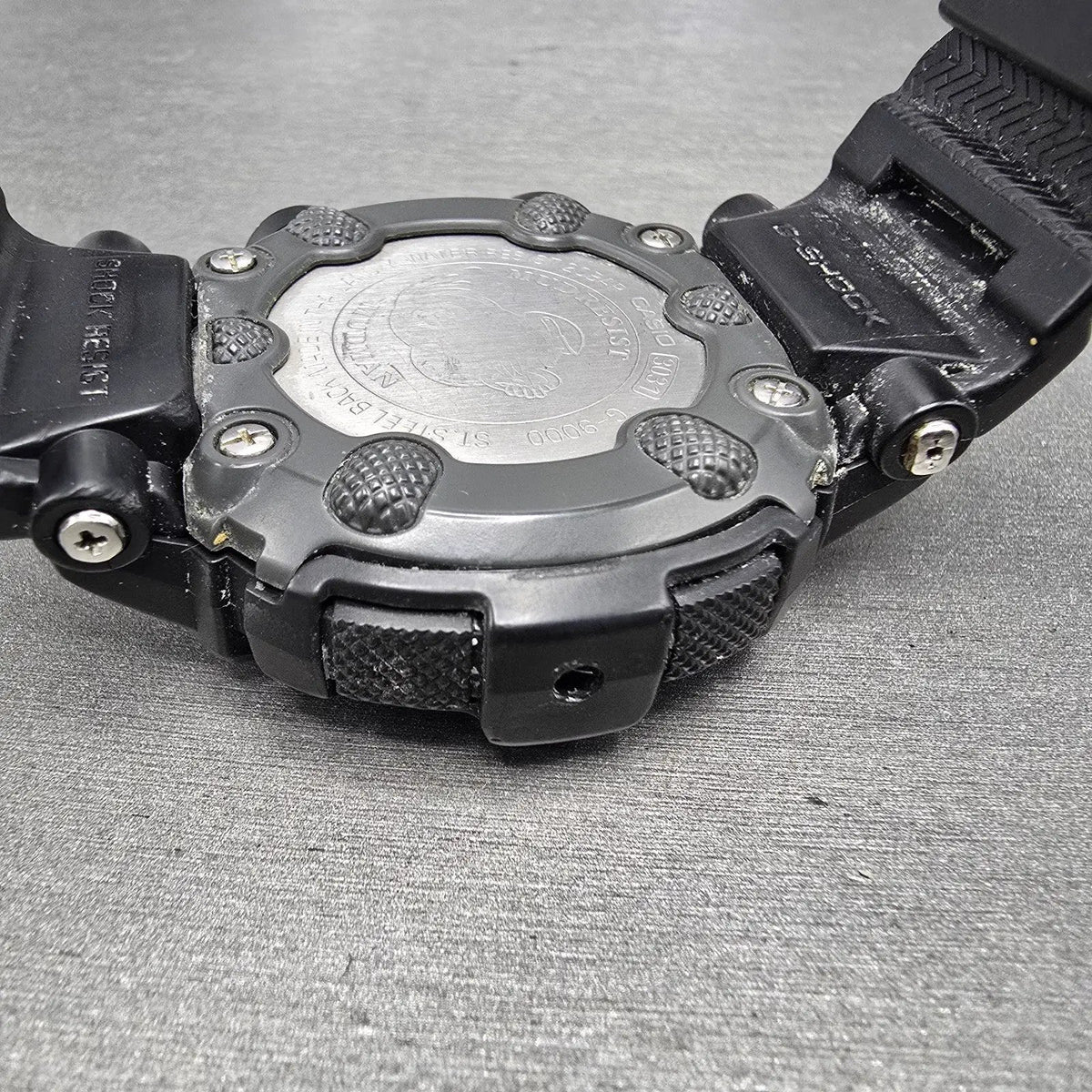 Casio G-Shock Mudman G-9000 Watch Men 46mm Black Gray Chrono Alarm READ New Batt7