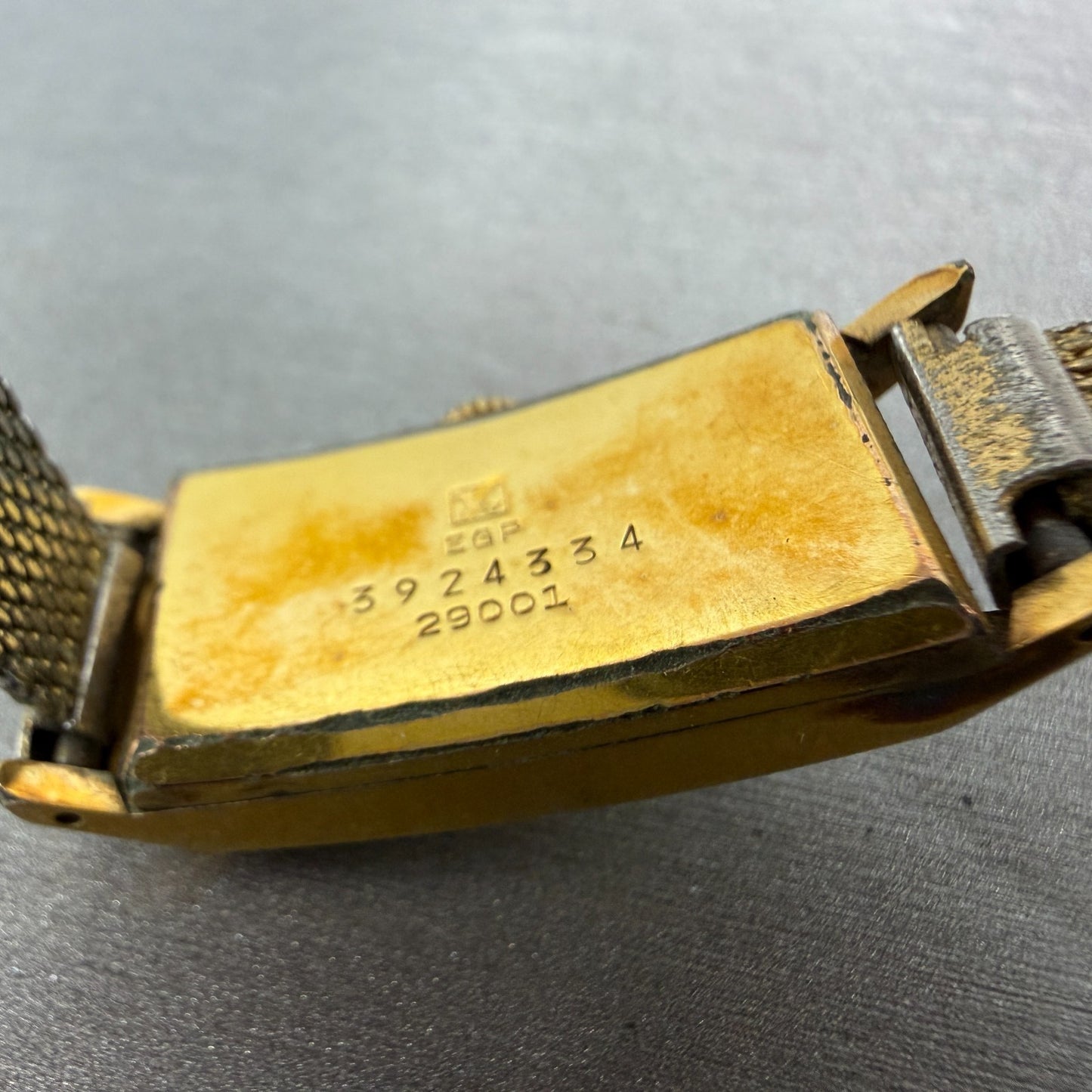 Seiko Angle Watch Women 15mm Silver Dial Gold Plated Manal Wind Runs 29001 VTG9