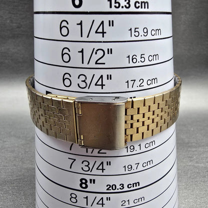 Seiko Avenue Watch Men 32mm Champagne Dial Gold Round 7N01-6D30 New Battery JDM9