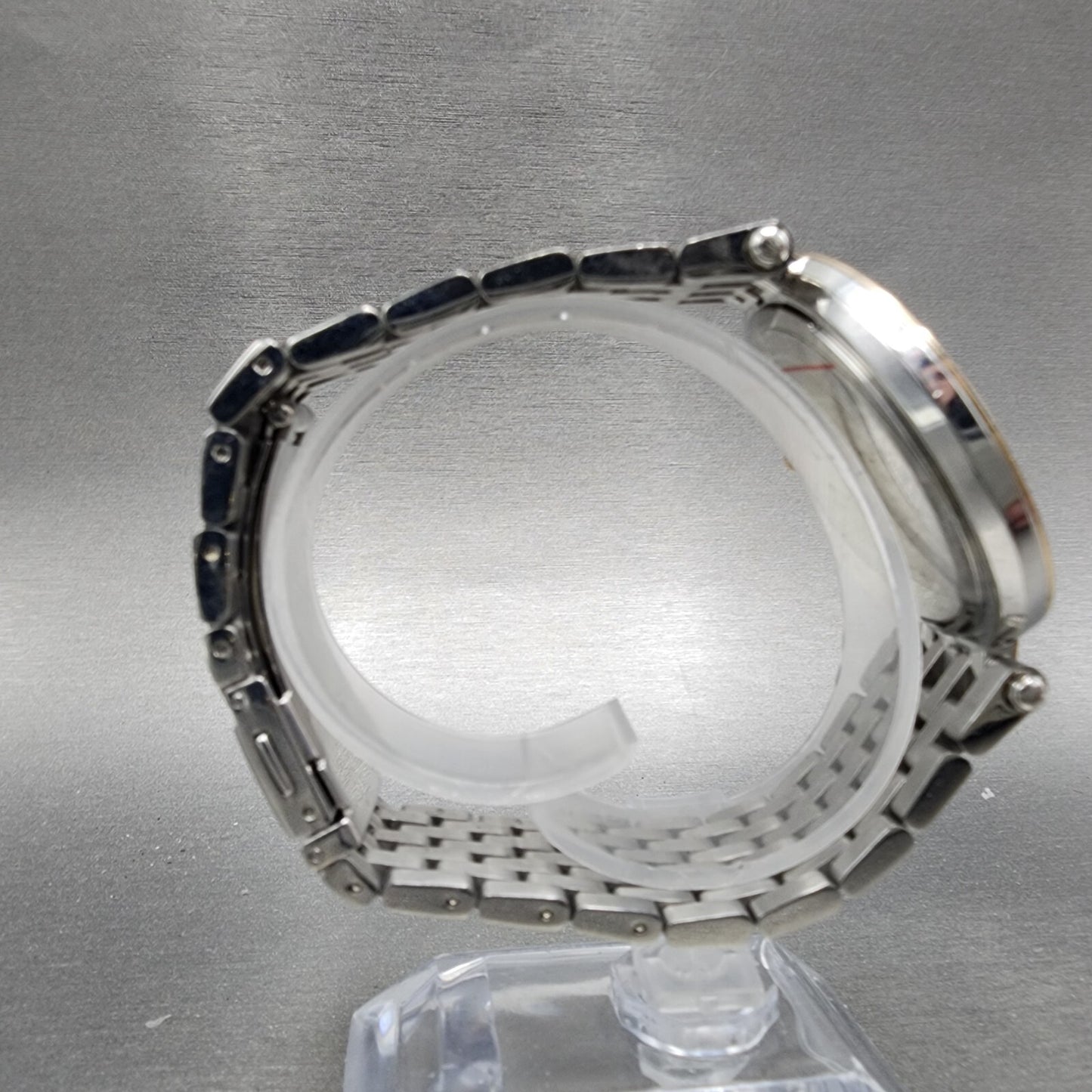 Michael Kors Darci Watch Women 39mm Silver Dial Two Tone Round MK3203 New Batt8