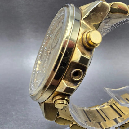 Citizen Eco-Drive Nighthawk Chronograph Watch Men 43mm Gold FB3002-53P PARTS3