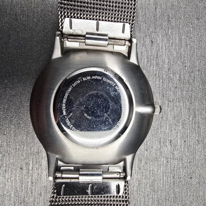 Skagen Watch Men 34mm Black Dial Silver Tone Eldorado Round 233LSSB New Battery10