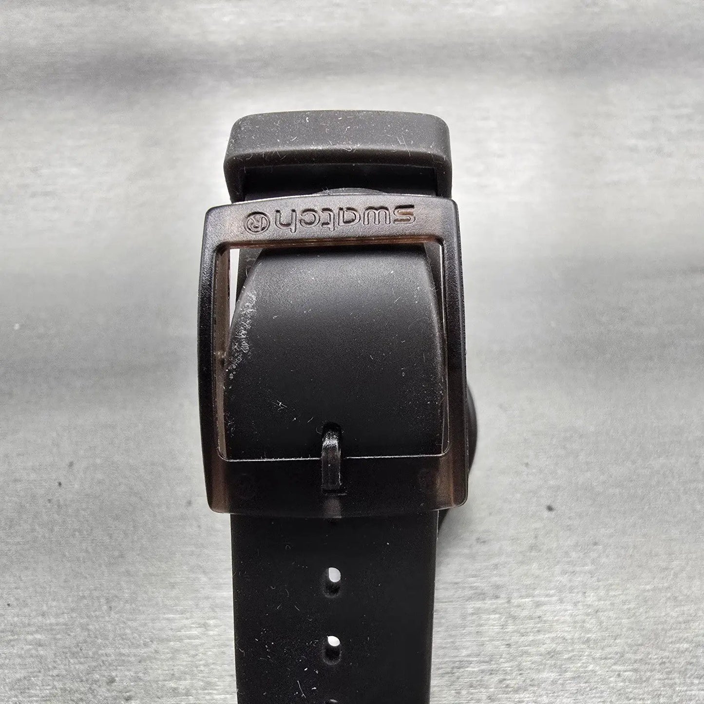 Swatch BROWN REBEL Watch Men 41mm Brown Dial Brown Daydate Round SUOC700 NewBatt7