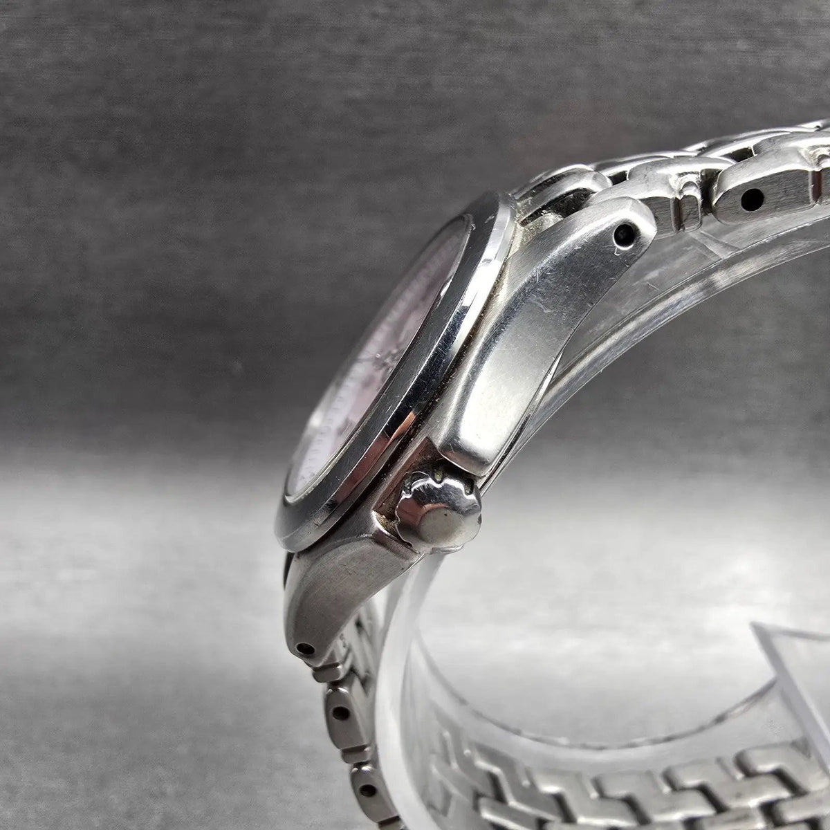 Seiko Watch Women 27mm MOP Dial Silver Tone Date Round 7N82-0FW0 New Battery2