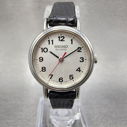 Seiko Watch Women 23mm Silver Dial Silver Tone 3421-0059 New Battery
