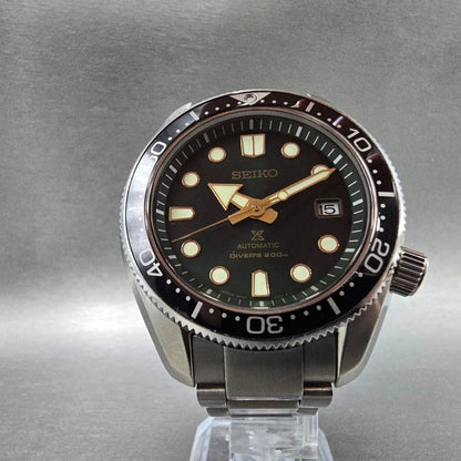 Seiko Prospex SPB105 Watch Men 44mm Green Dial Steel Date Round Automatic Works6