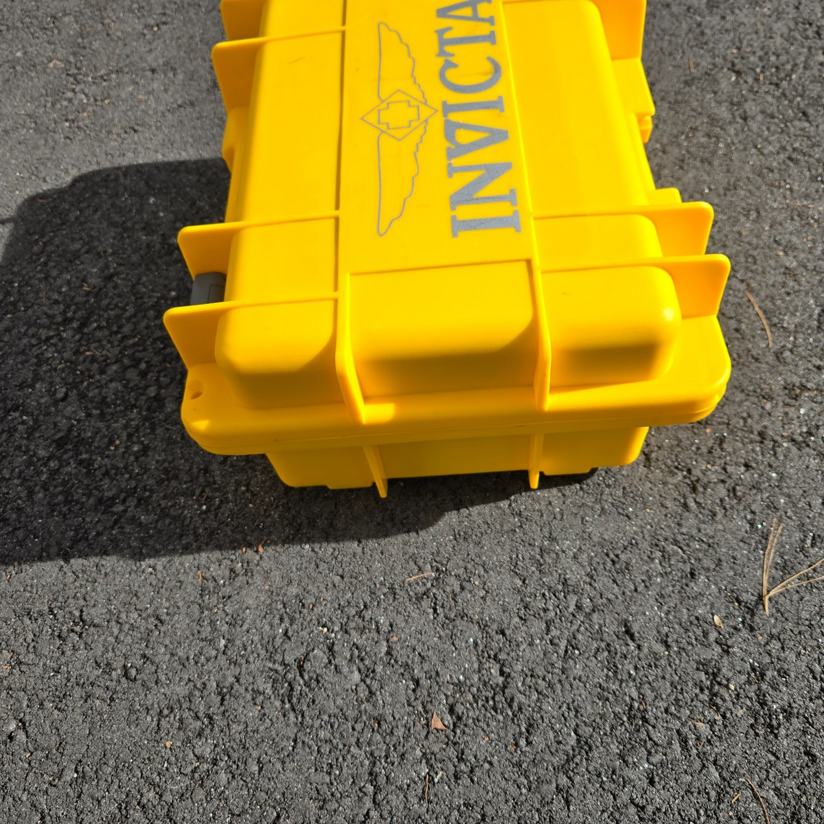 Invicta Watch Case 8 Slot Yellow Black Plastic Foam insert Handle Cary Case Y5