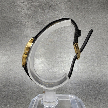 Seiko Watch Women 16mm Gold Dial Gold Tone Octagon 2C20-5769 New Battery