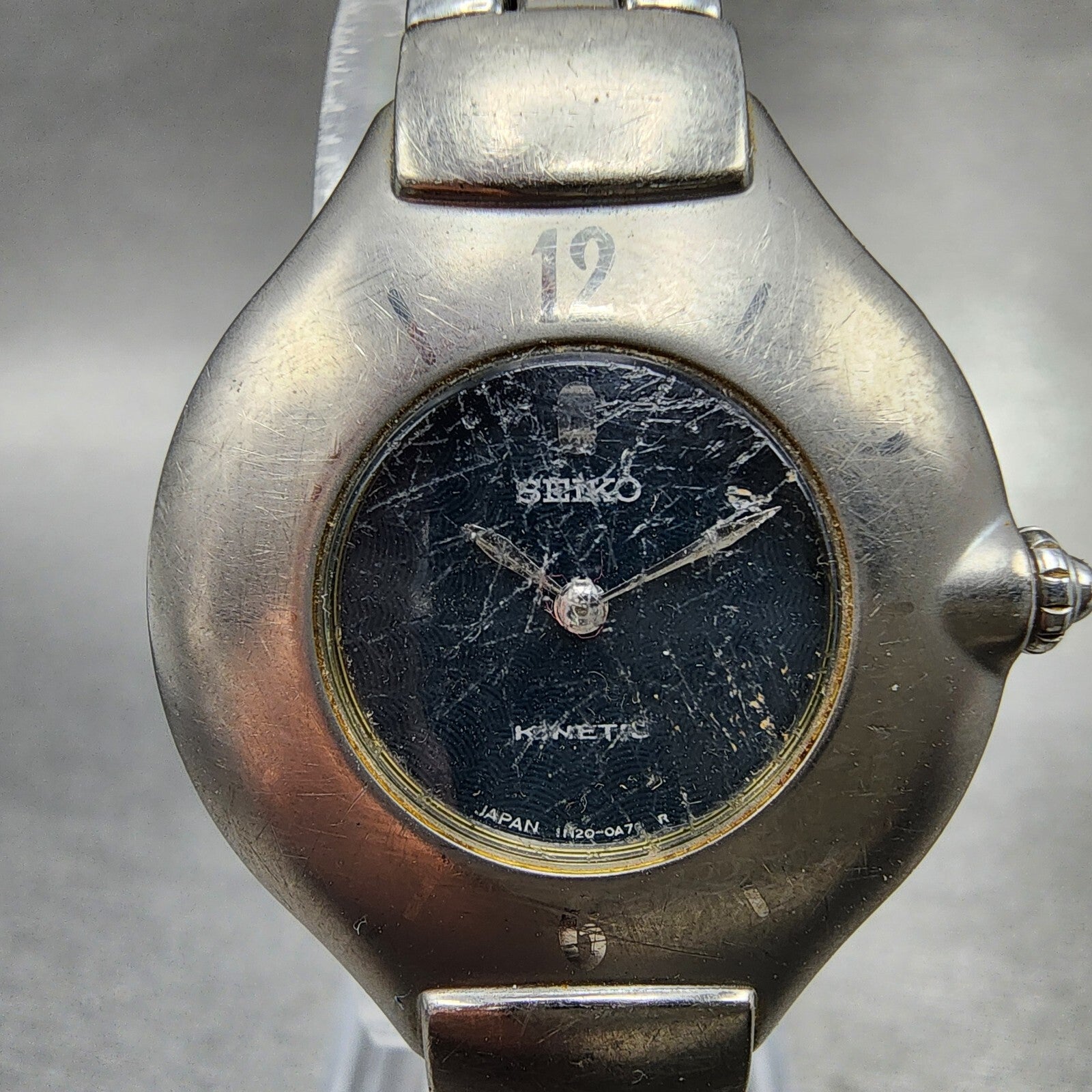 Seiko Kinetic Women Watch 27mm Blue Dial Steel Round 1M200A40 PARTS2