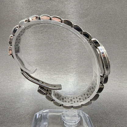 Raymond Weil Tango Watch Women 28mm Black Dial Silver Tone Date 5360 New Battery8