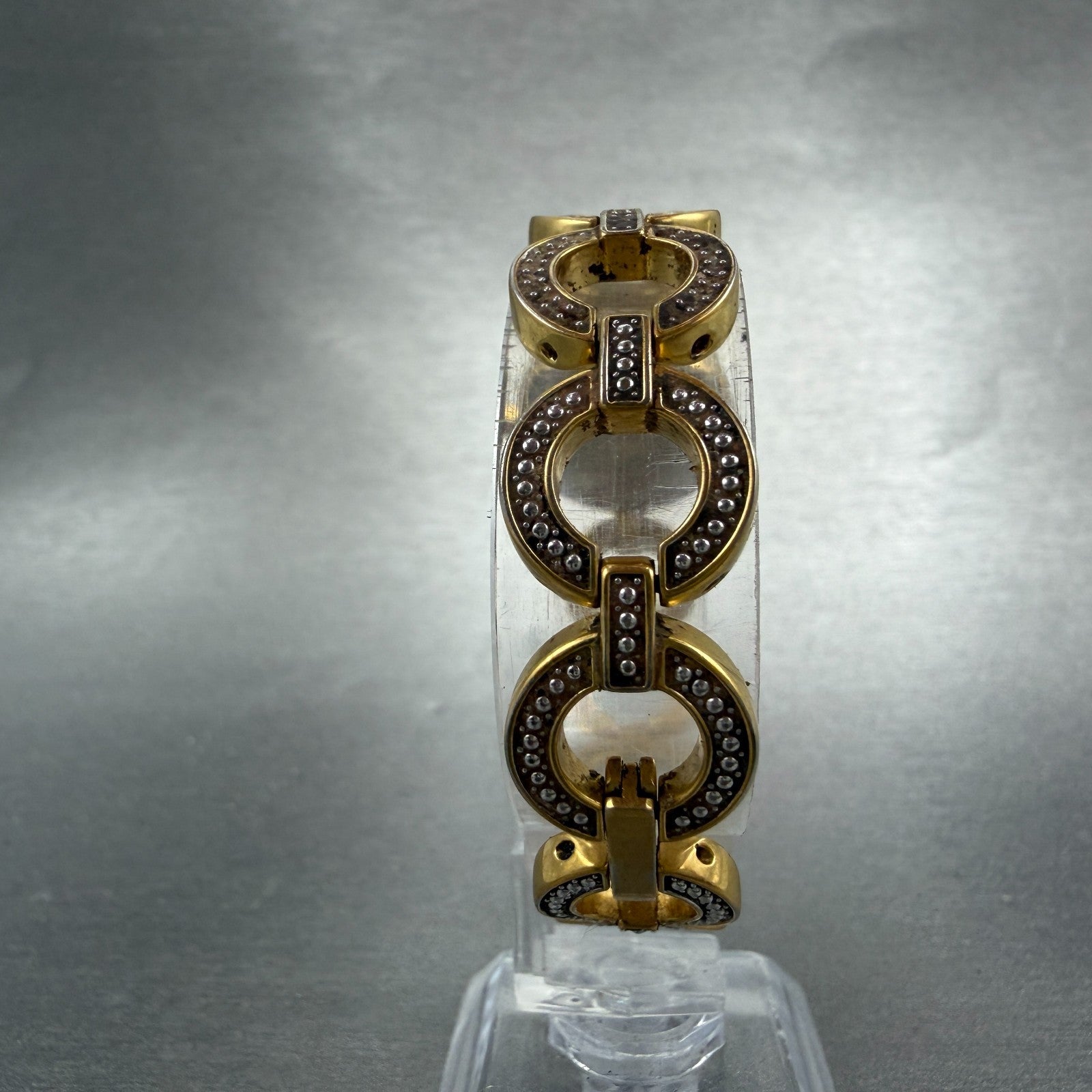 Bulova Watch Women 22mm MOP Dial Gold Tone Round 98V26 New Battery Vintage7