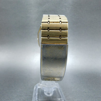 Seiko SQ Tank Watch Men 31mm Gold Dial Gold Tone Daydate 8123-5189 PARTS