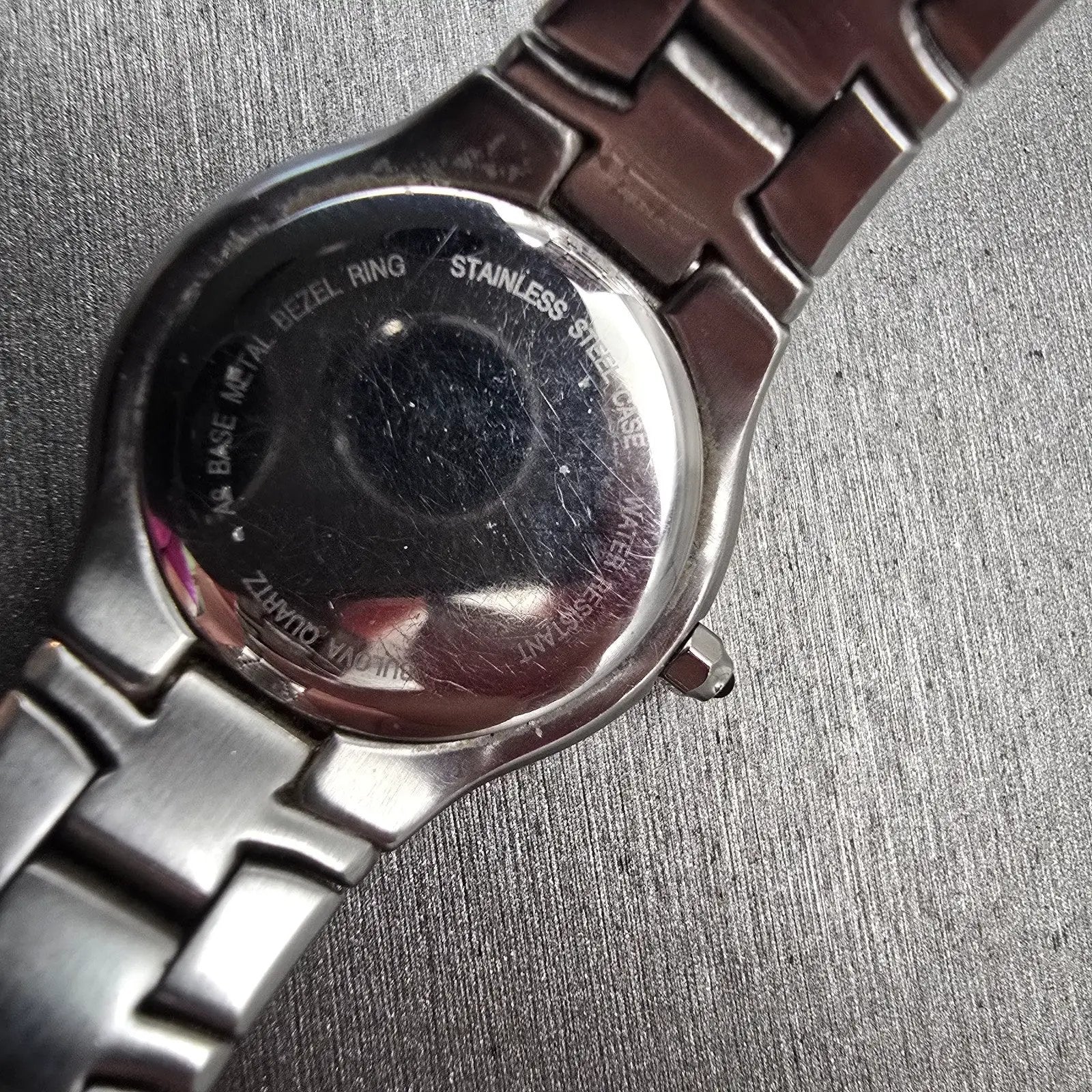 Bulova Watch Women 26mm MOP Dial Silver Tone Date Diamonds Round New Batt 96R109