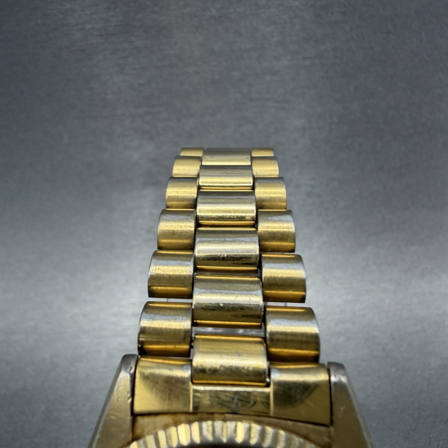 Seiko SQ President Watch Men 37mm Gold Dial Gold Tone Daydate New Battery READ!!4