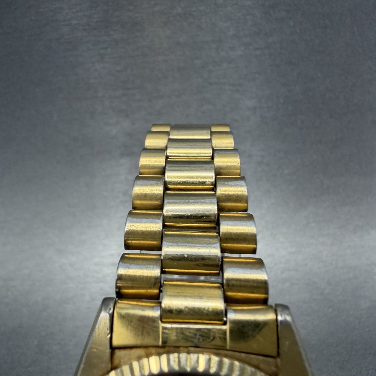 Seiko SQ President Watch Men 37mm Gold Dial Gold Tone Daydate New Battery READ!!4