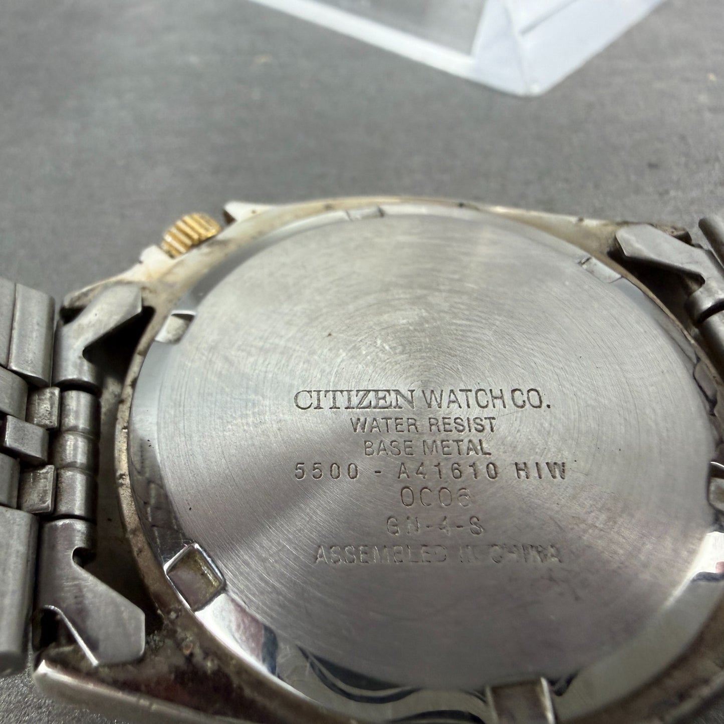 Citizen Free Way Watch Men 37mm Silver Dial Steel Daydate 5500-A41598 New Batt9