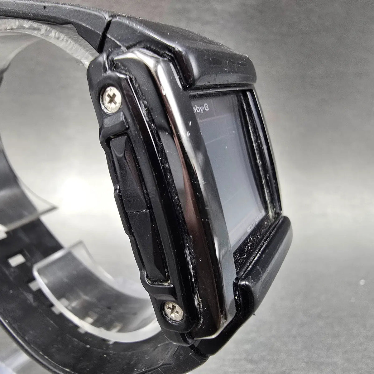 Casio Baby-G BGD-1110 Watch Women 35mm Black Digital Alarm Chronograph Solar3
