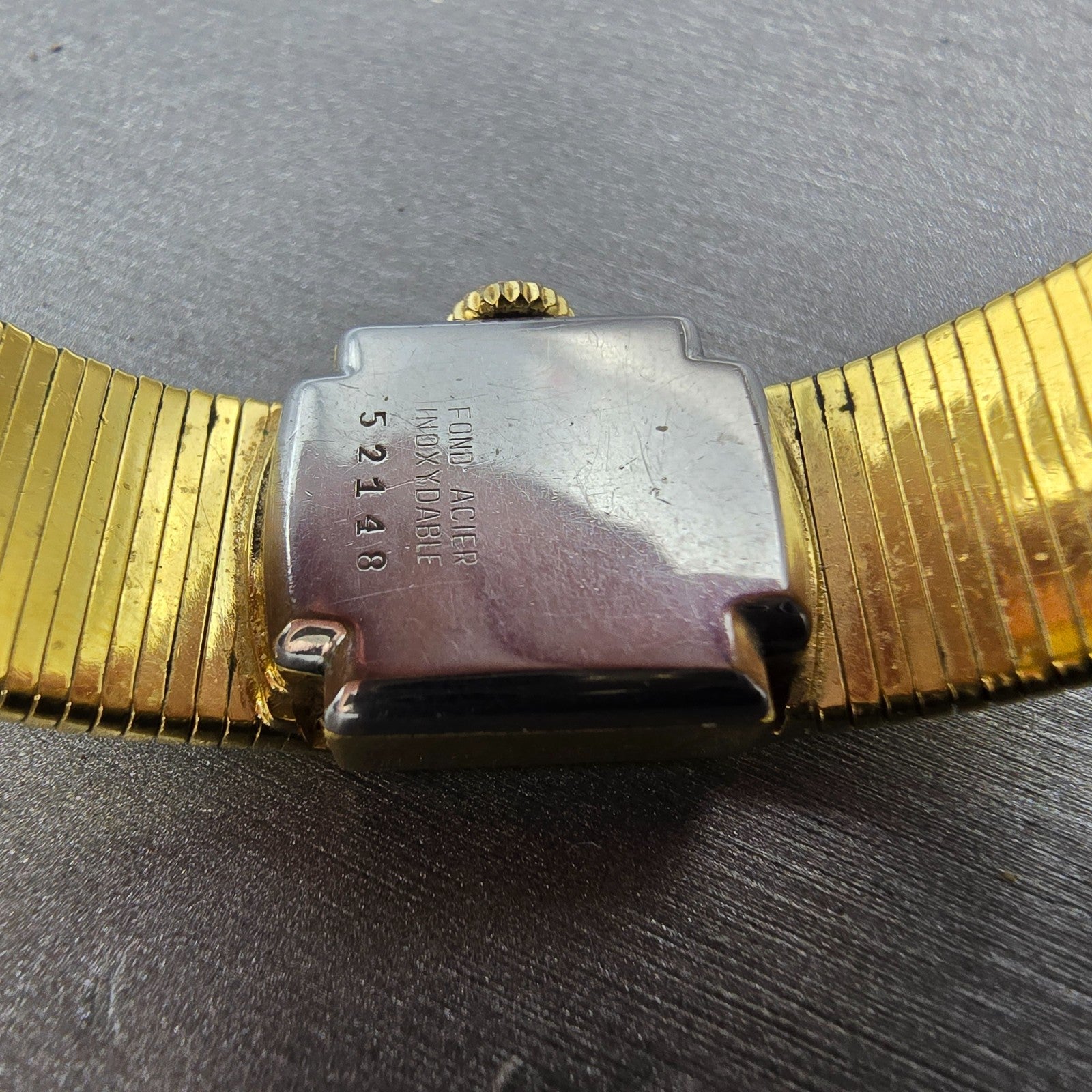 Bucherer Watch Women 16mm Silver Dial Gold Plated Manual Wind Runs Vintage9