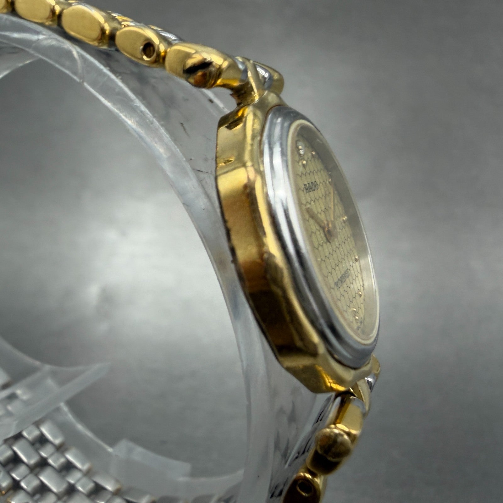 RADO Florence Watch Women 23mm Champagne Dial Two Tone 133.3661.2 New Battery3