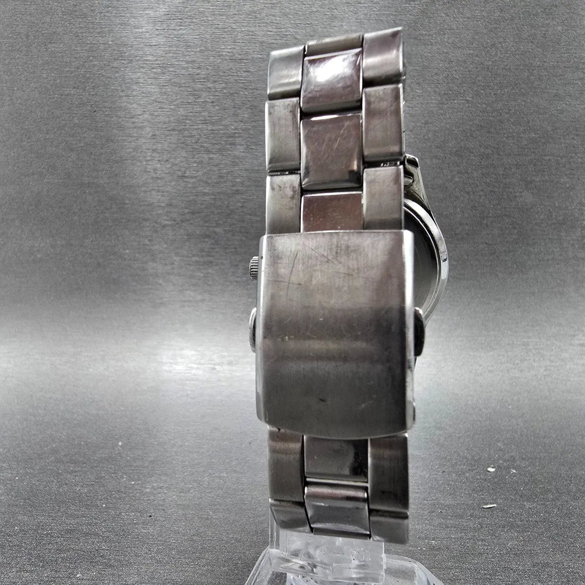 Citizen Reguno Watch Men 36mm Black Dial Steel SolarAtomic H415 Round Runs8
