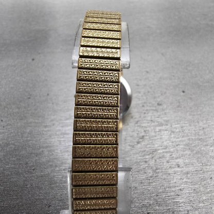 Citizen Watch Women 24mm White Dial Gold Tone Round 5930-K006163 New Battery VTG7
