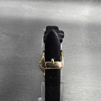 Seiko Watch Women 27mm Black Dial Gold Tone Round 4N00-F039 New Battery Vintage7
