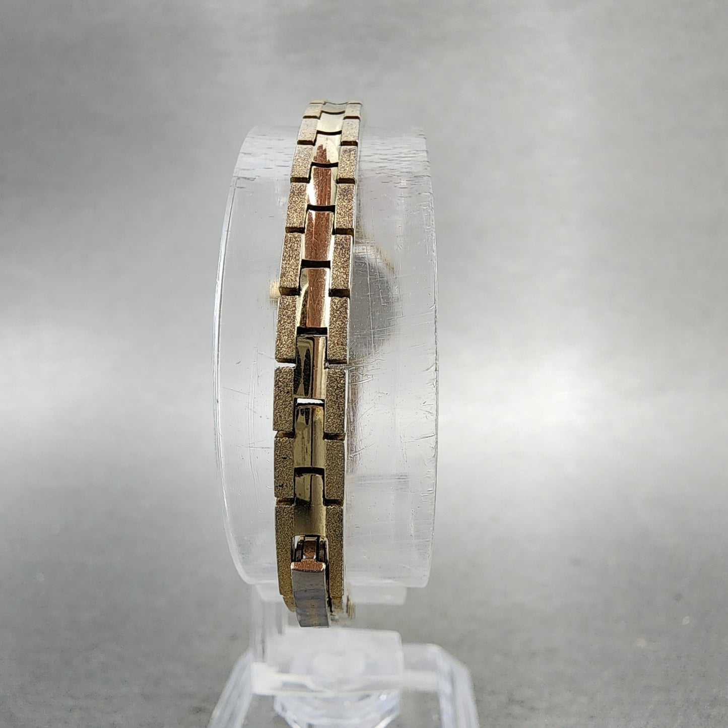 Citizen CQ Watch Women 17mm Black Dial Gold Tone Square 5920S49780 New Battery7
