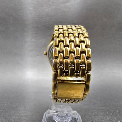 Wittnauer TTC Longlife Watch Men 35mm White Dial Gold Tone Date KW0550 0705 PART8