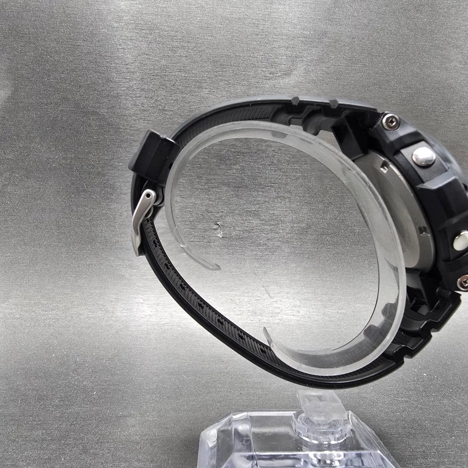 Casio G-Shock GS-300 Watch Men 43mm Black Titanium Analog Digital 2301 PARTS9