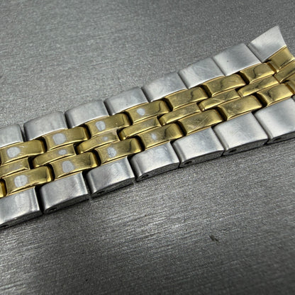 Seiko Bracelet 18mm Two Tone Stainless Steel 4A4K1C1 Tri-Folding Clasp7
