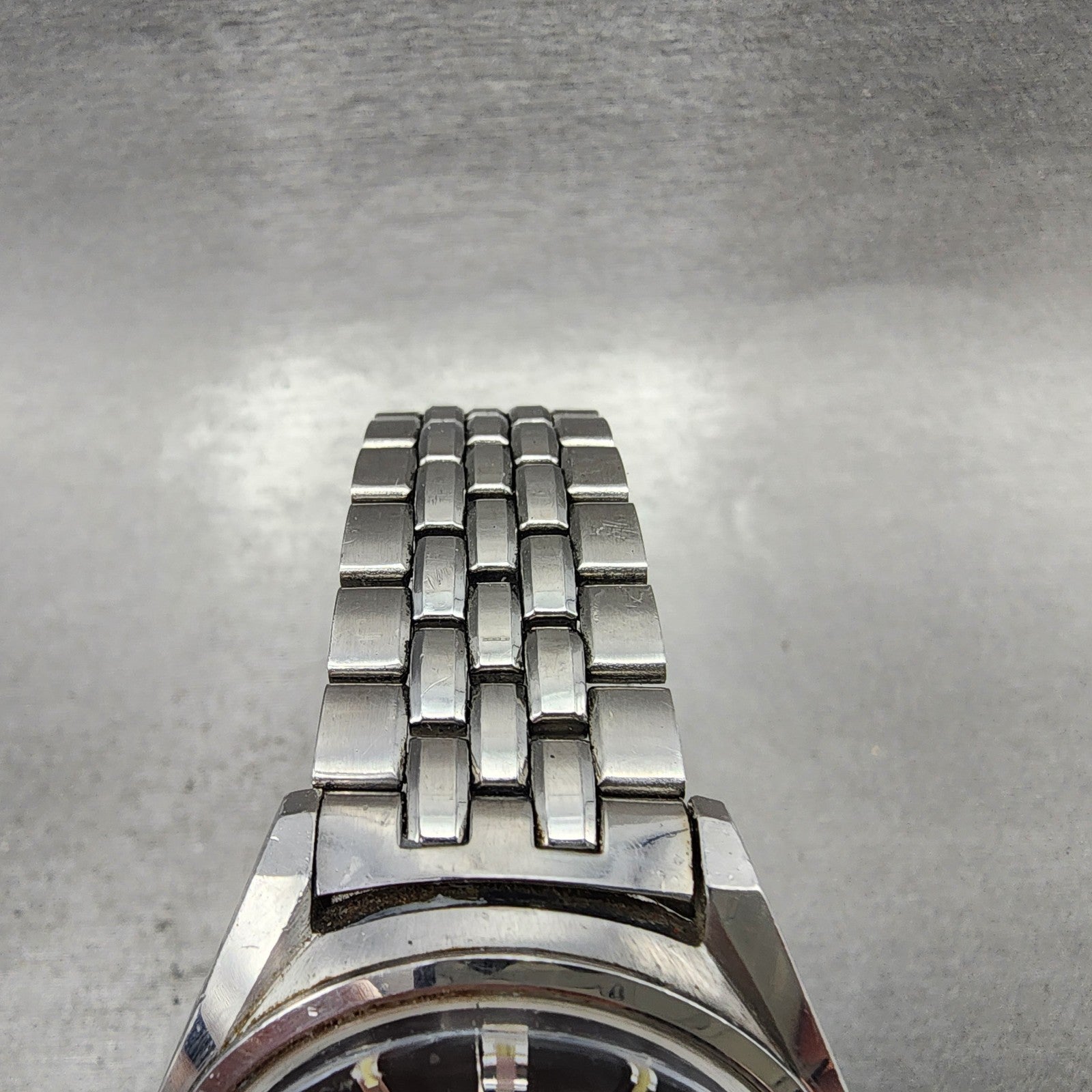 Seiko Presmatic Watch Men 37mm Black Dial Silver Tone Daydate 51069000 Runs5