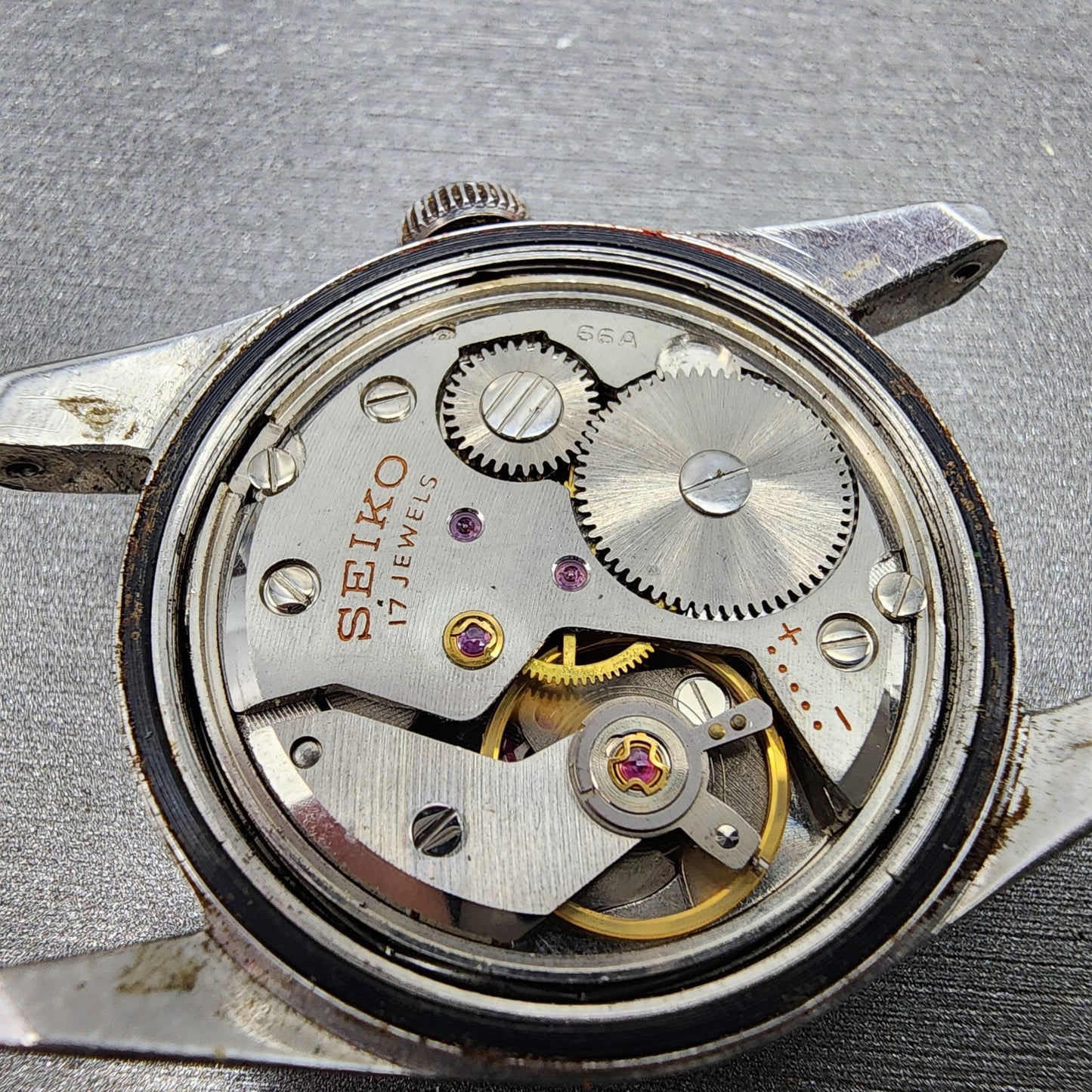 VTG Seiko Seahorse Watch Women 31mm White Dial Steel Round Manual Wind Runs11