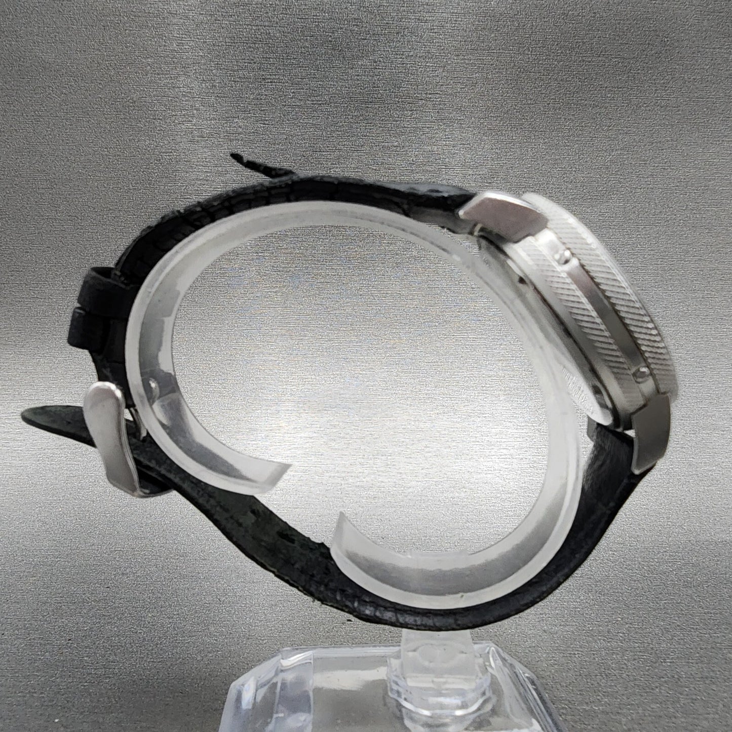 Timberland Dive Watch Men 36mm Orange Dial Steel Date Round YBAL1 New Battery8