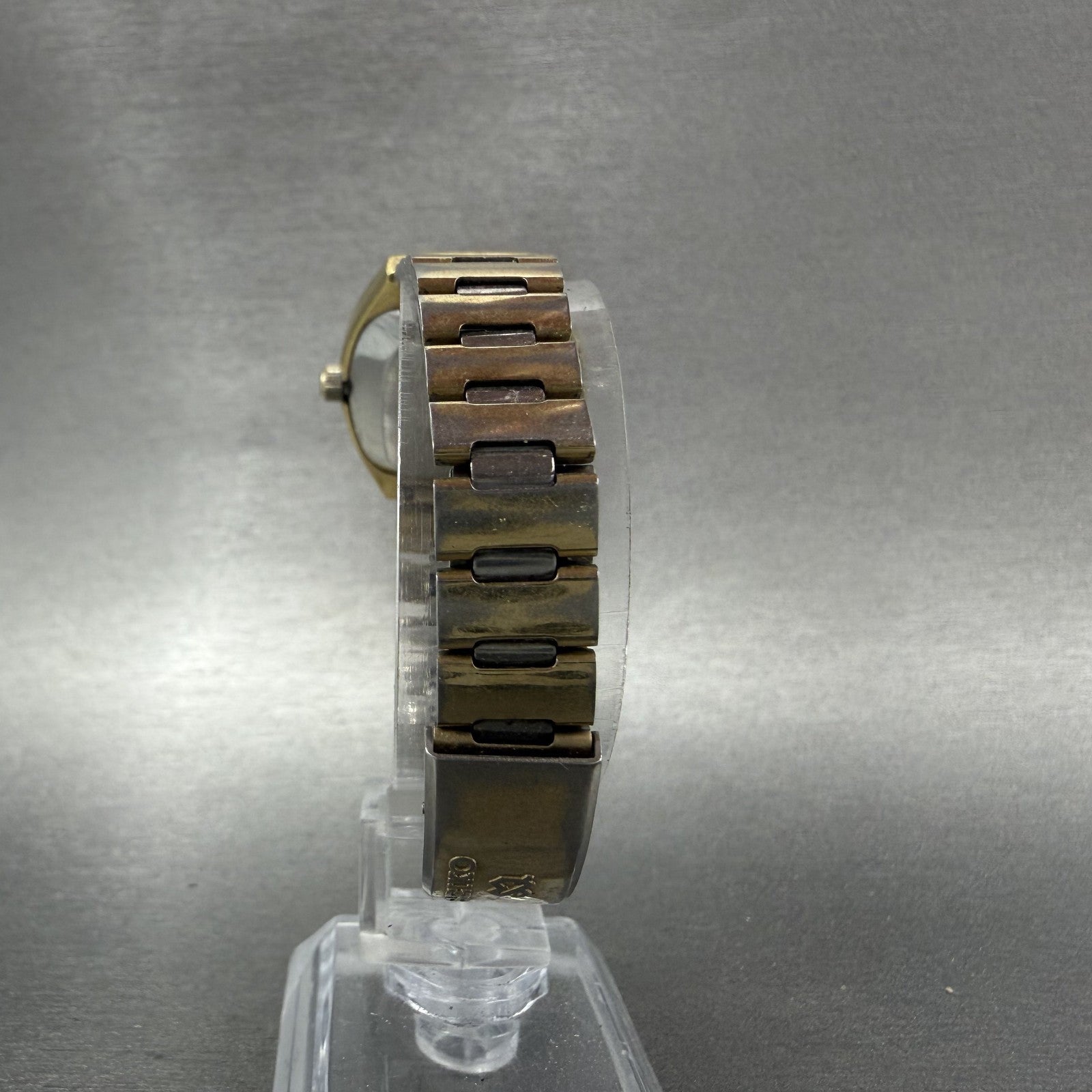 Seiko SQ Watch Women 26mm Brown Dial Two Tone Daydate 43037009 New Battery7