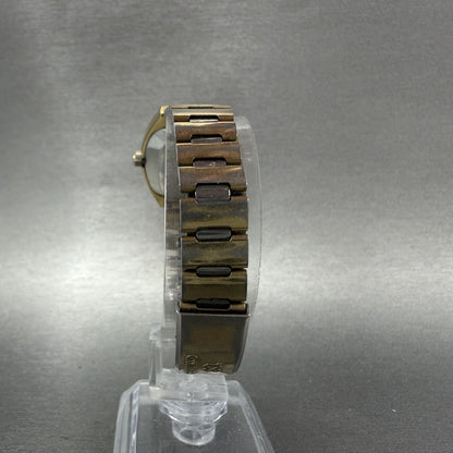 Seiko SQ Watch Women 26mm Brown Dial Two Tone Daydate 43037009 New Battery7