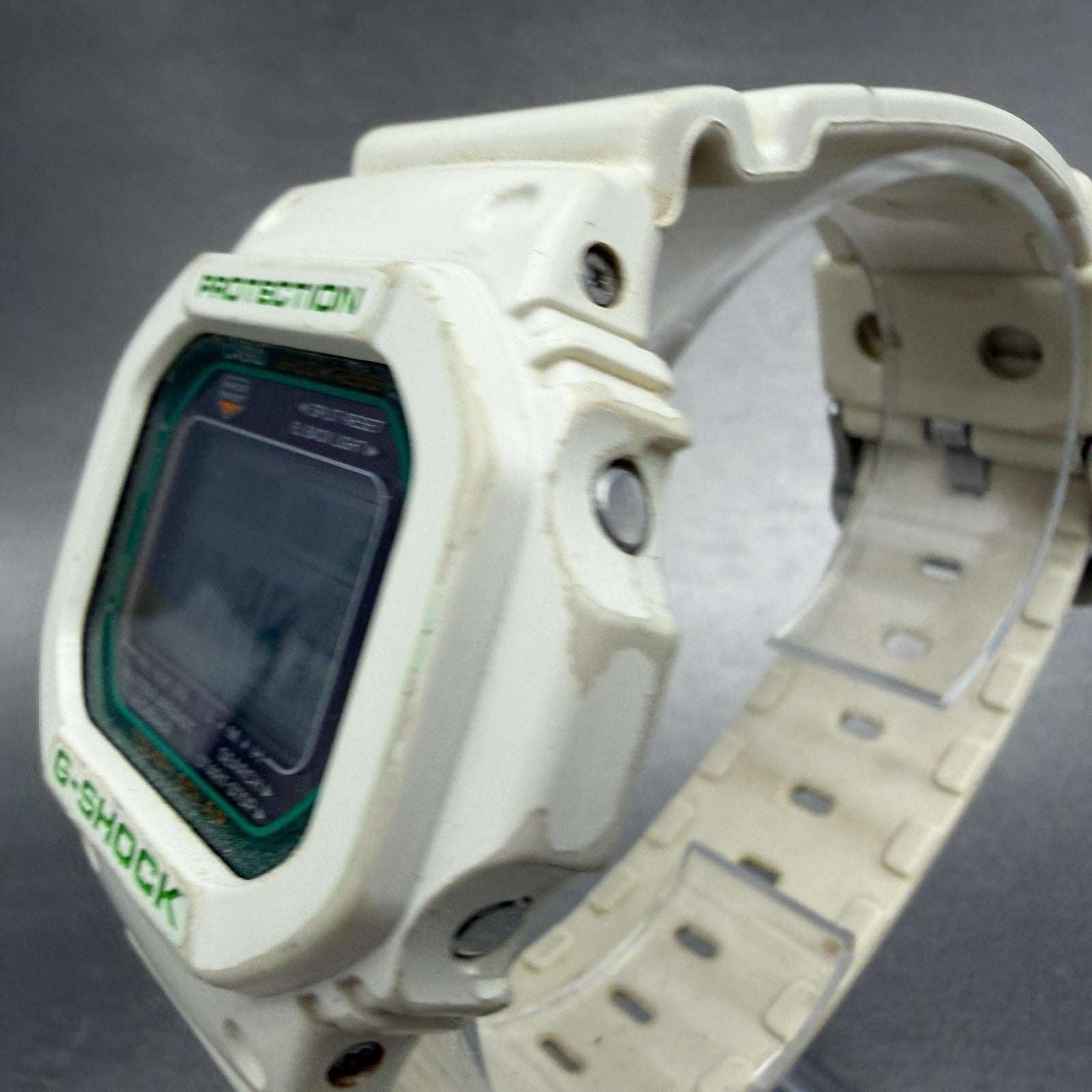Casio G-Shock G-5600GR Watch Men 45mm White Solar Alarm Chronograph Works2
