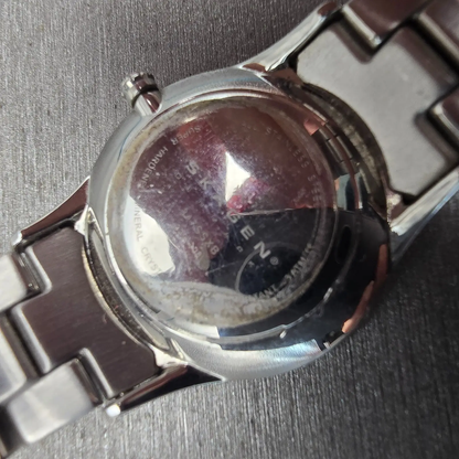 Skagen Watch Women 30mm Black Dial Silver Tone Gemmed 347SSXB New Battery10