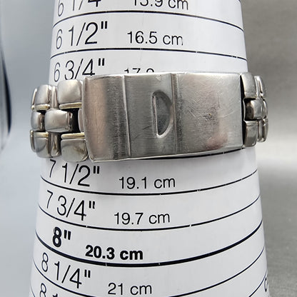 Seiko Scuba Dive Watch Men 38mm MOP Dial Titanium Tone Date 7n356120 PARTS11