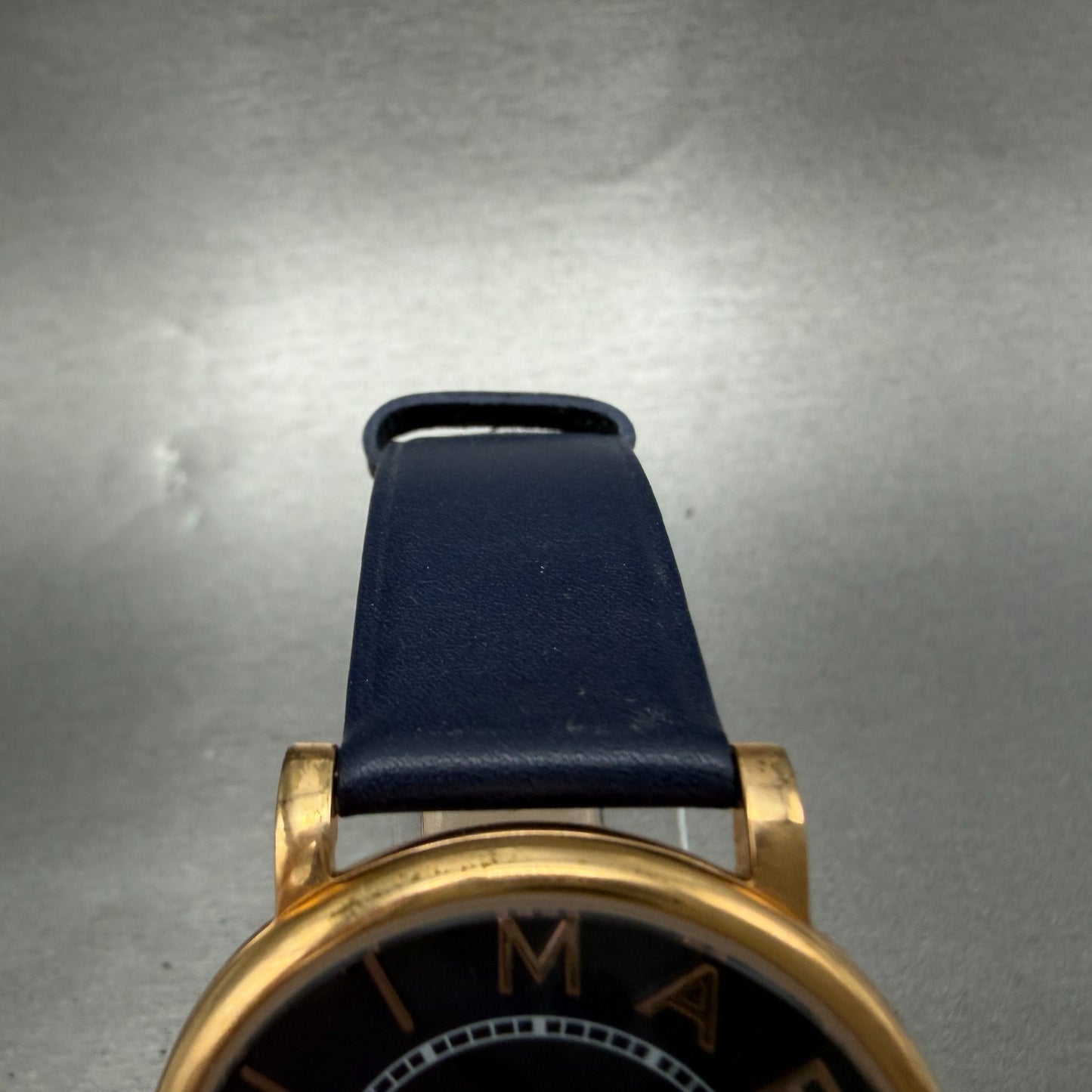Marc Jacobs Roxy Watch Unisex 36mm Blue Dial Rose Gold Tone MJ1534 New Batt4