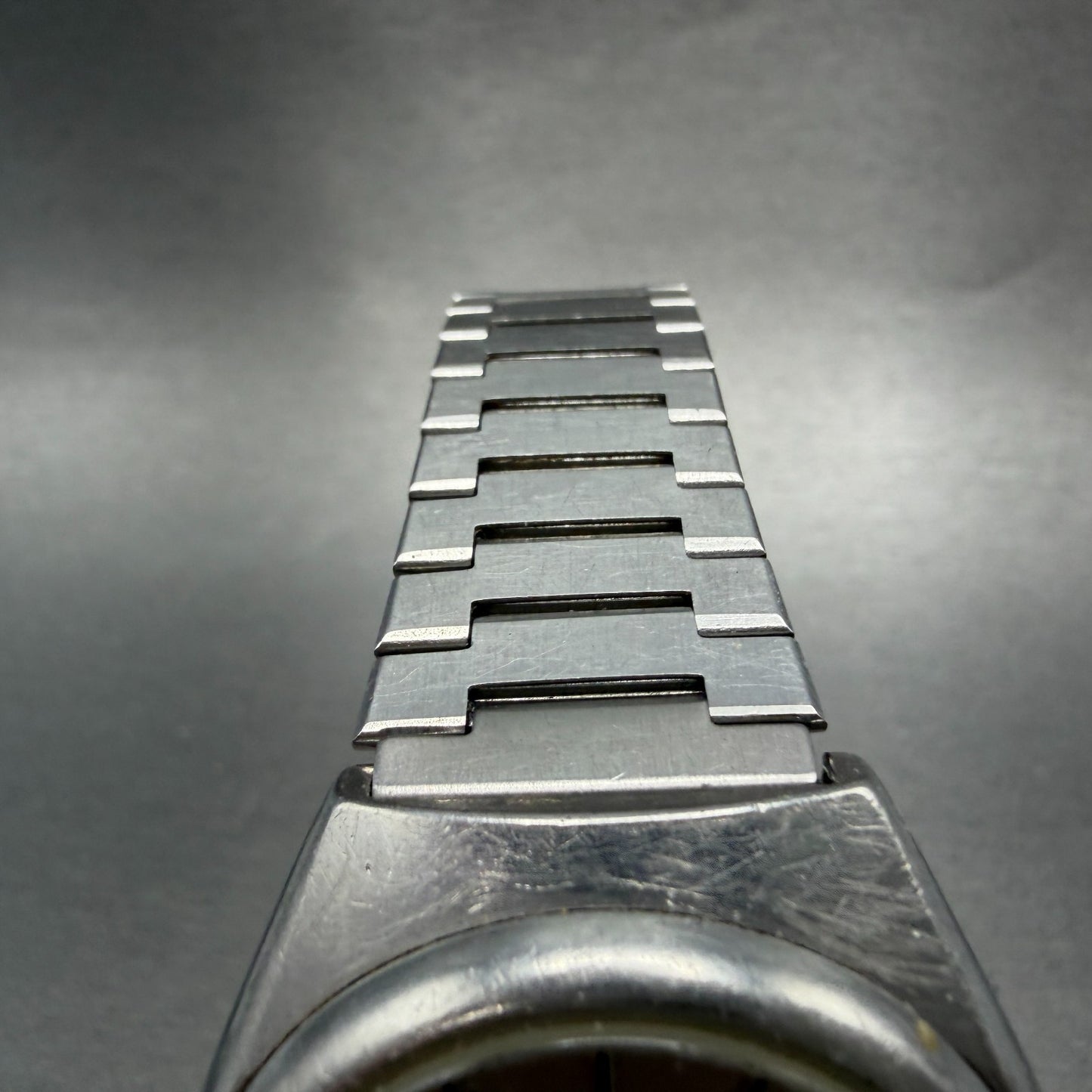 Tissot Seastar Quartz Watch Men Silver Dial Steel Date Round Vintage PARTS5
