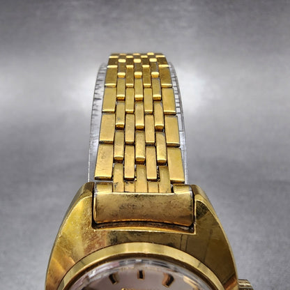 Citizen CosmostarV2 Watch Women 25mm White Dial Gold Tone Daydate Automatic Runs4