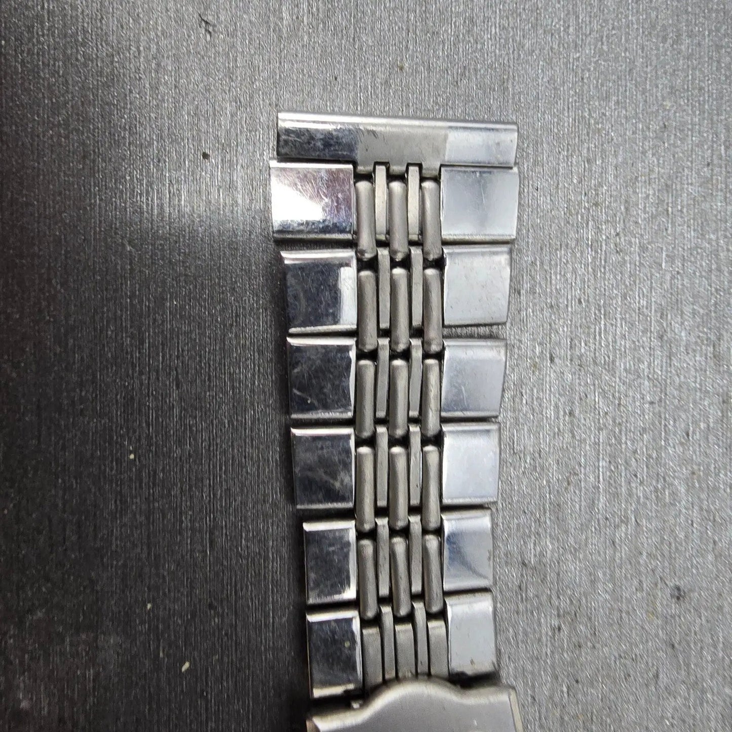 Seiko Beads Of Rice Bracelet 20mm Stainless Steel Silver Tone Tri Folding Clasp3