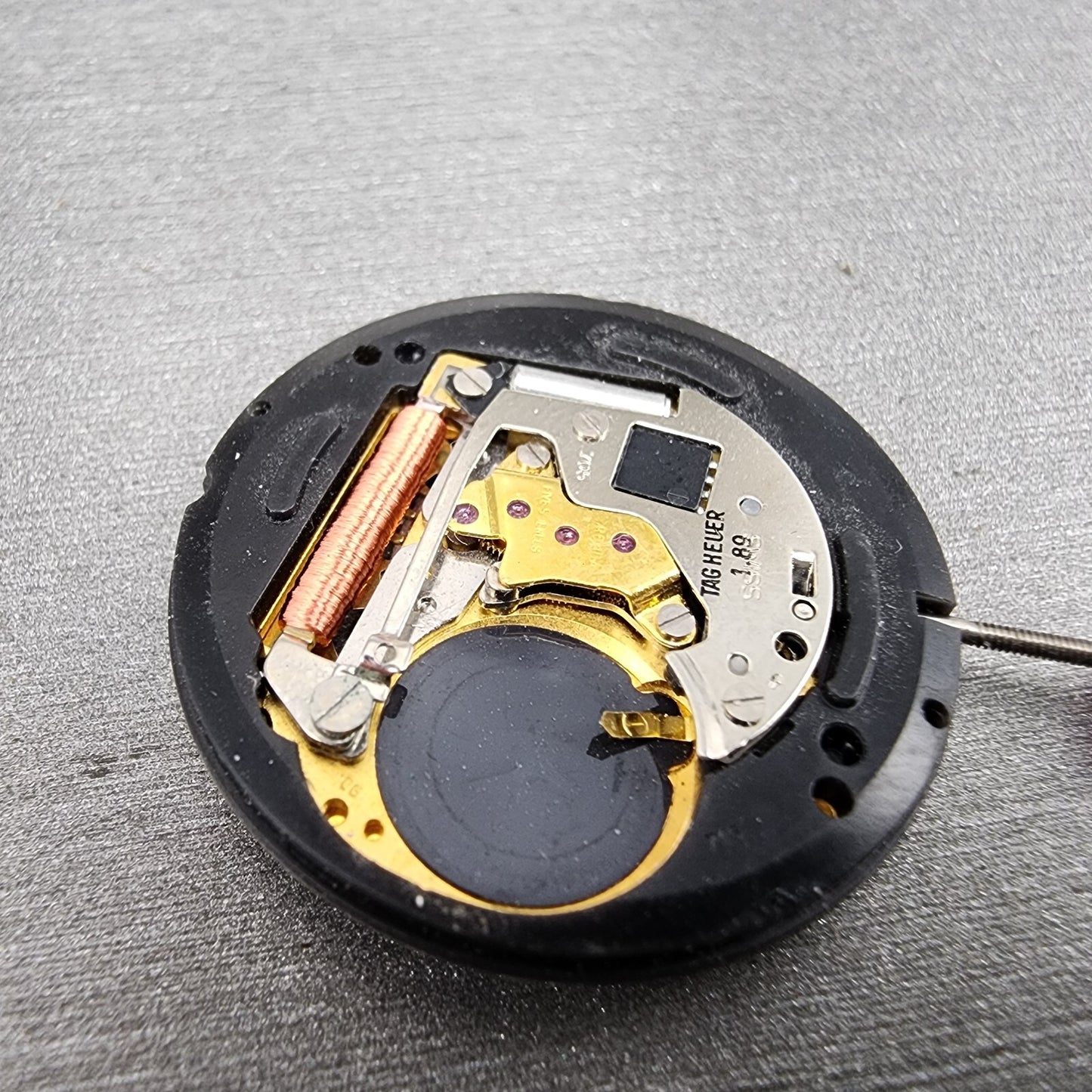 Ronda 705 tag Heuer 1.89 watch movement Date At 3 White Works