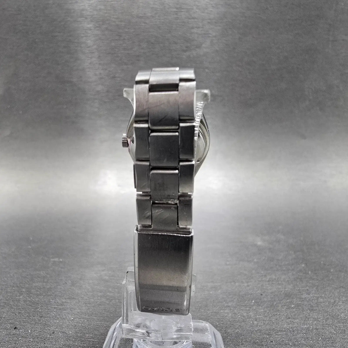 Seiko 5 Automatic Watch Women 25mm Silver Dial Silver Round 4206-0332 Works8
