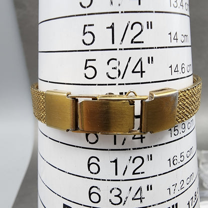 Seiko Tank Watch Women 13mm Black Dial Gold Tone Rectangle 2e206239 New Battery10