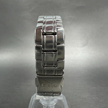Casio Waveceptor Watch Women 30mm Purple Dial Silver Tone Round LWQ-150 Runs7