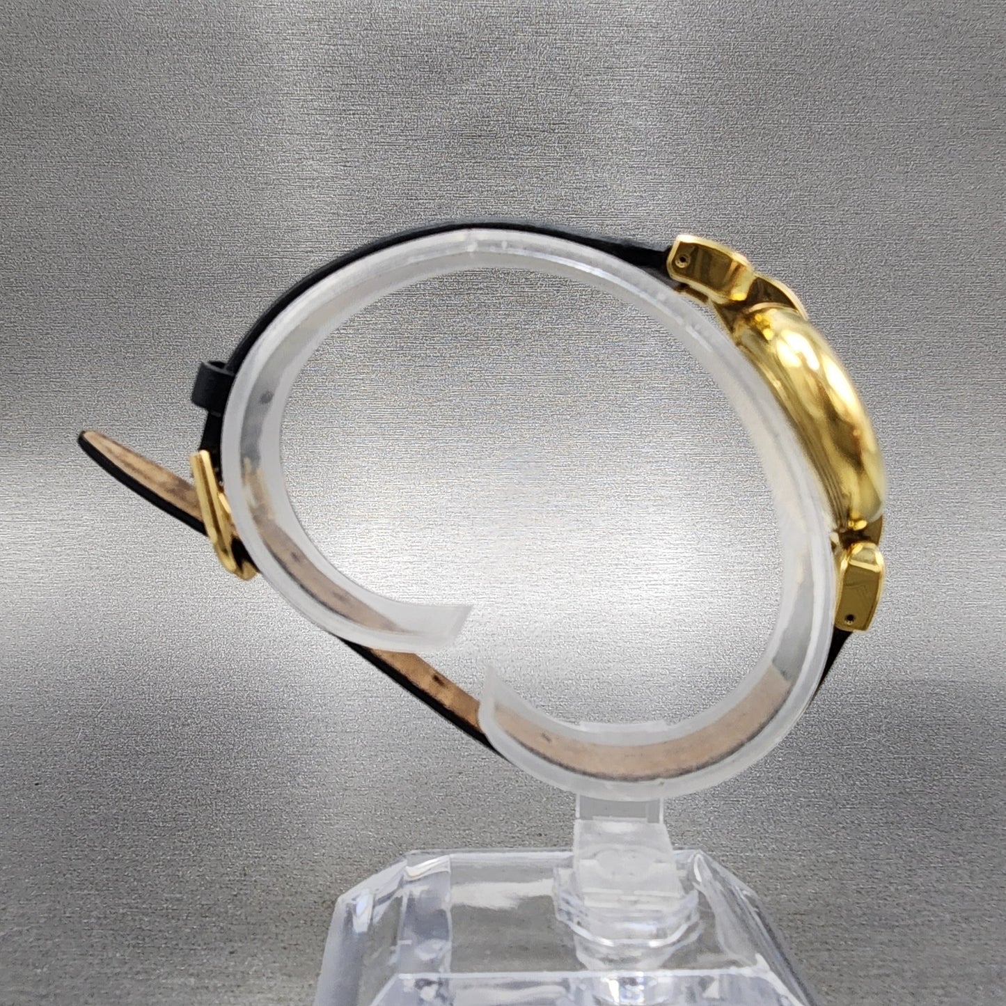 Movado Vivo Watch Women 28mm Black Dial Gold Tone Round 88 A1 1701 New Battery